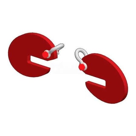 Machining & Welding By Olsen M&W Pipe Lifting Hook - Sold In Pairs - 8000 Lb. Capacity 11904